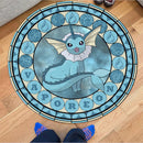 Pokemon Vaporeon Round Carpet Rug Bedroom Livingroom Home Decor Nearkii