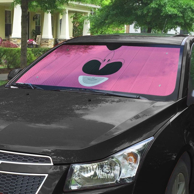 Mighty Morphin Power Rangers Pink Ranger Custom Car Auto Sunshade Windshield Accessories Decor Gift Nearkii