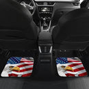 US Independence Day Minimal Eagle Head With US Flag Car Floor Mats Car Accessories Nearkii