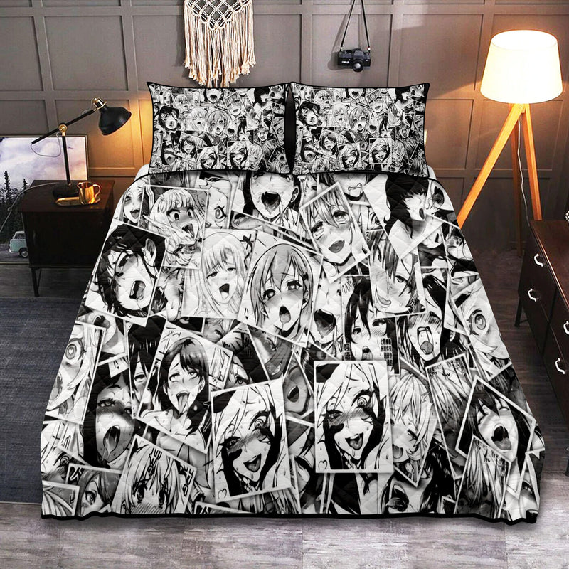 Ahegao Quilt Bed Sets Nearkii