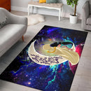 Aladin Couple Love You To The Moon Galaxy Carpet Rug Home Room Decor Nearkii