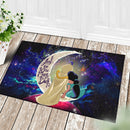 Aladin Couple Love You To The Moon Galaxy Back Doormat Home Decor Nearkii