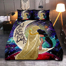Aladin Love You To The Moon Galaxy Quilt Bed Sets Nearkii