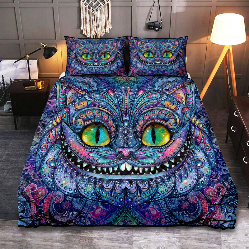 Alice In Wonderland Cheshire Cat Quilt Bed Sets Nearkii