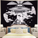 Alien UFO Tapestry Room Decor Nearkii