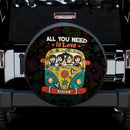 All You Need Is Love Jeep Car Spare Tire Cover Gift For Campers Nearkii