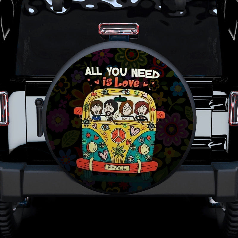 All You Need Is Love Jeep Car Spare Tire Cover Gift For Campers Nearkii