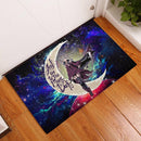 Anime Girl Soul Eater Love You To The Moon Galaxy Back Doormat Home Decor Nearkii