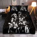 Anime Heroes B&W Quilt Bed Sets Nearkii