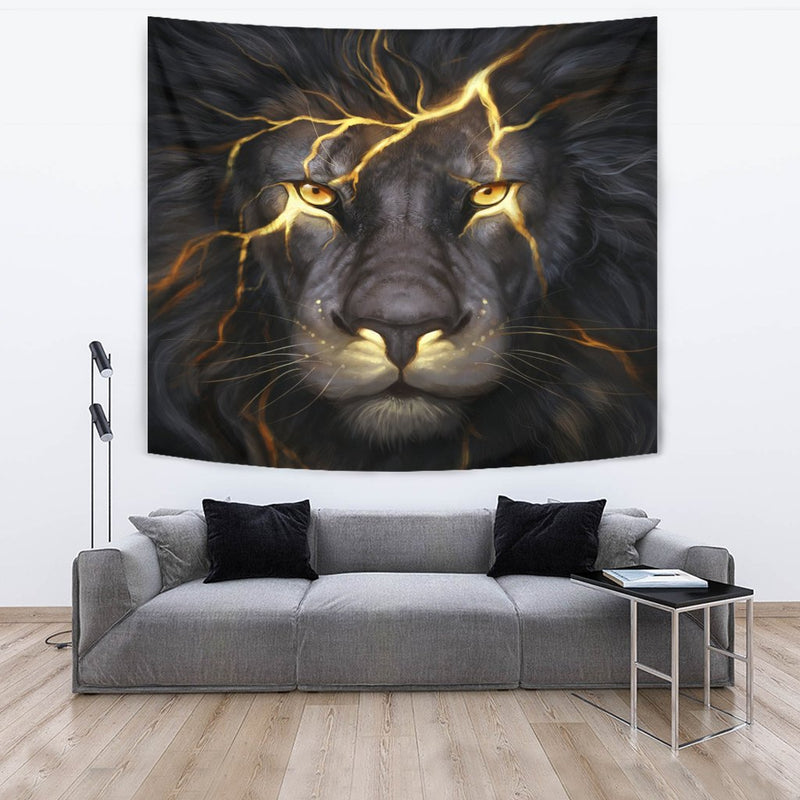 Lion Thunder Tapestry Room Decor Nearkii