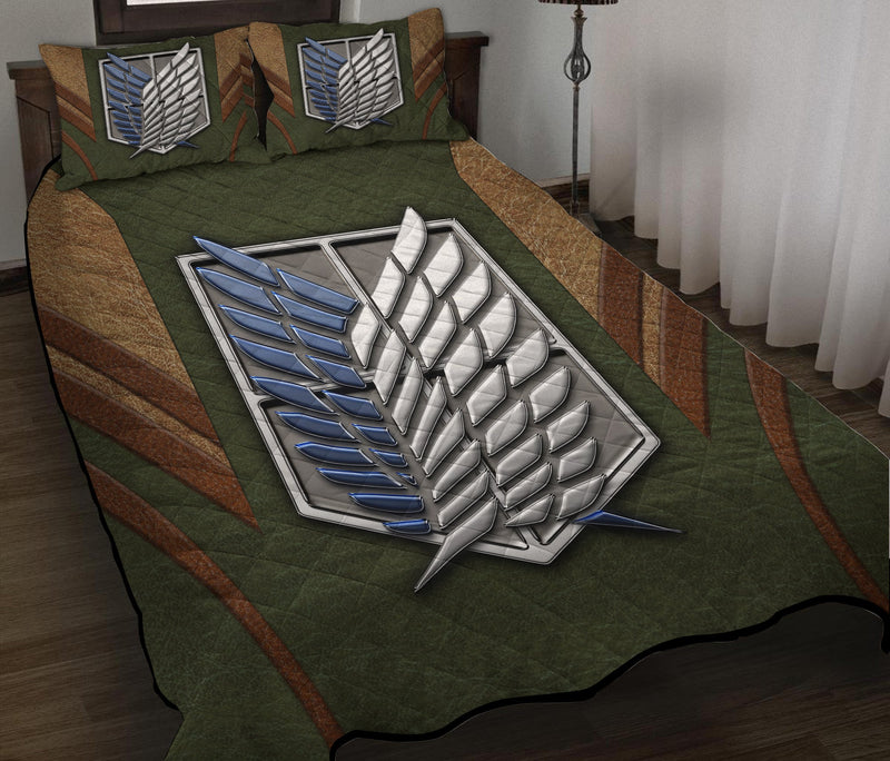 Attack On Titans Army Quilt Bed Sets Nearkii