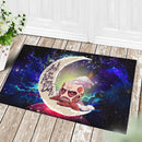 Attack on titan Love You To The Moon Galaxy Back Doormat Home Decor Nearkii