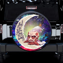 Attack On Titan Love You To The Moon Galaxy Spare Tire Covers Gift For Campers Nearkii