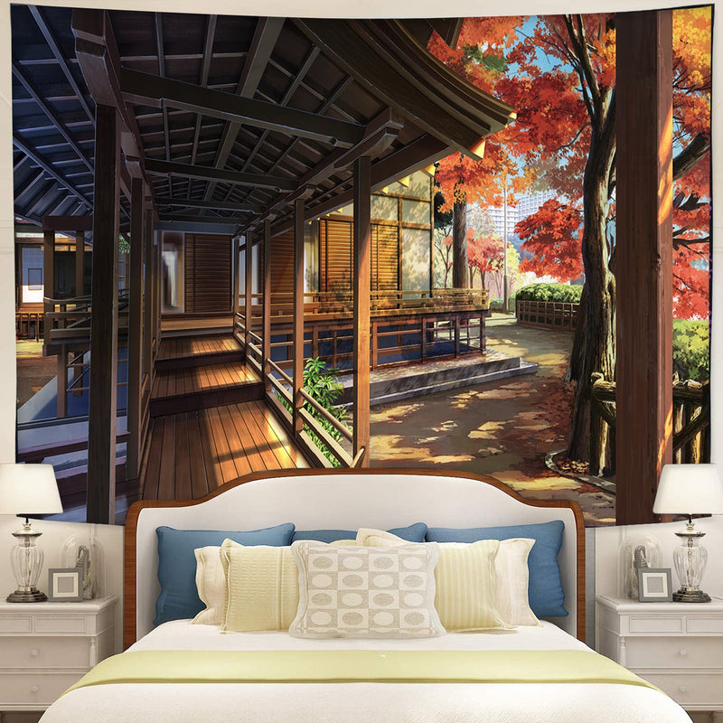 Autumn House Tapestry Room Decor Nearkii