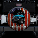Blue Jeep American Flag Car Spare Tire Covers Gift For Campers Nearkii