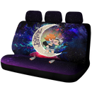 Bokuhina Love You To The Moon Galaxy Premium Custom Car Back Seat Covers Decor Protectors Nearkii