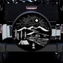 Camping Aholic Car Spare Tire Cover Gift For Campers Nearkii