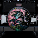 Camping Night Hippie Vintage Art Jeep Car Spare Tire Cover Gift For Campers Nearkii