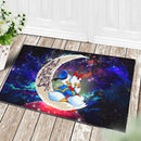 Couple Cute Duck Couple Love You To The Moon Galaxy Doormat Home Decor Nearkii