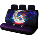 Couple Cute Duck Couple Love You To The Moon Galaxy Car Back Seat Covers Decor Protectors Nearkii