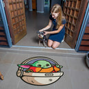 Baby Yoda Custom Shape Rubber Doormat Home Decor Nearkii