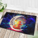 Cute Charmander Pokemon Love You To The Moon Galaxy Doormat Home Decor Nearkii