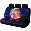 Cute Eevee Pokemon Sleep Night Love You To The Moon Galaxy Car Back Seat Covers Decor Protectors Nearkii