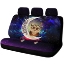Cute Owl Love You To The Moon Galaxy Premium Custom Car Back Seat Covers Decor Protectors Nearkii