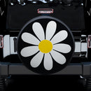 White Daisy Flower Jeep Car Spare Tire Covers Gift For Campers Nearkii