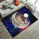 Deadpool Unicorn Love You To The Moon Galaxy Carpet Rug Home Room Decor Nearkii