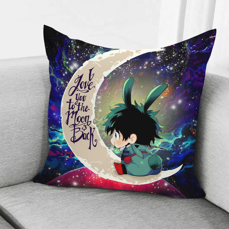 Deku My Hero Academia Anime Love You To The Moon Galaxy Pillowcase Room Decor Nearkii