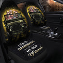 Demon Slayer Ride Jeep Funny Anime Moonlight Halloween Premium Custom Car Seat Covers Decor Protectors Nearkii
