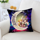 Demon Slayer Team Love Moon And Back Anime Pillowcase Room Decor