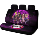 Demon Slayer Anime Team Pink Moonlight Galaxy Premium Custom Car Back Seat Covers Decor Protectors Nearkii