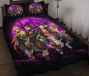 Demon Slayer Team Pink Moonlight Quilt Bed Sets Nearkii