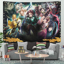 Demon Slayer Team Tapestry Room Decor Nearkii
