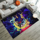 Eevee Evolution Pokemon Family Love You To The Moon Galaxy Rug Carpet Rug Home Room Decor Nearkii