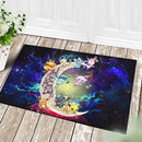 Eevee Evolution Pokemon Love You To The Moon Galaxy Back Doormat Home Decor Nearkii