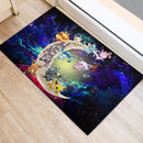 Eevee Evolution Pokemon Love You To The Moon Galaxy Back Doormat Home Decor Nearkii