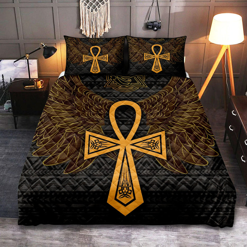 Egypt Cross Style Quilt Bed Sets Nearkii