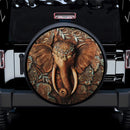 Elephant Wooden Style Car Spare Tire Covers Gift For Campers Nearkii