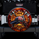 American USA Firefighter Symbol Car Spare Tire Covers Gift For Campers Nearkii