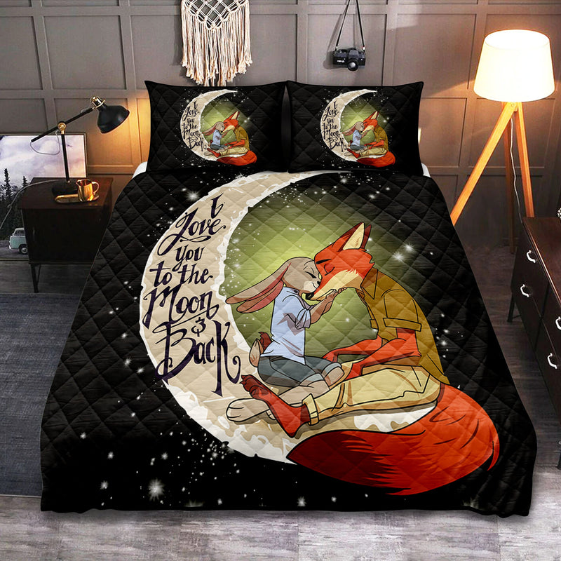 Fox To The Moon Quilt Bed Sets Nearkii