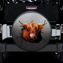 Funny Cow Face Jeep Car Spare Tire Cover Gift For Campers Nearkii