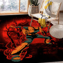 Gai Naruto Eight Gate Mode Moonlight Rug Carpet Rug Home Room Decor Nearkii