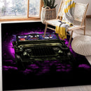Gengar Pokemon Ghost Ride Jeep Funny Anime Moonlight Halloween Rug Carpet Rug Home Room Decor Nearkii