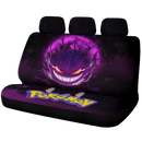 Gengar Pokemon Ghost Scary Moonlight Galaxy Premium Custom Car Back Seat Covers Decor Protectors Nearkii