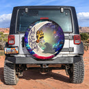 Godzilla Couple Love You To The Moon Galaxy Spare Tire Covers Gift For Campers Nearkii