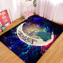 Godzilla Love Love You To The Moon Galaxy Carpet Rug Home Room Decor Nearkii