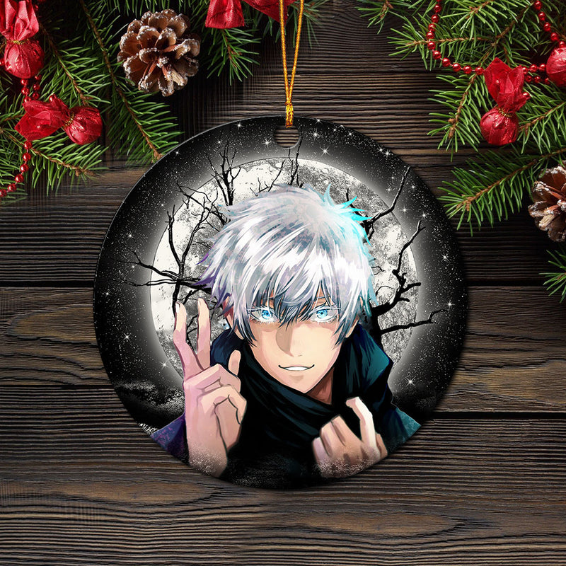 Gojo Moonlight Mica Circle Ornament Perfect Gift For Holiday Nearkii